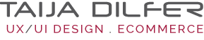 Resume logo for Taija Dilfer :: UX / UI Design and eCommerce